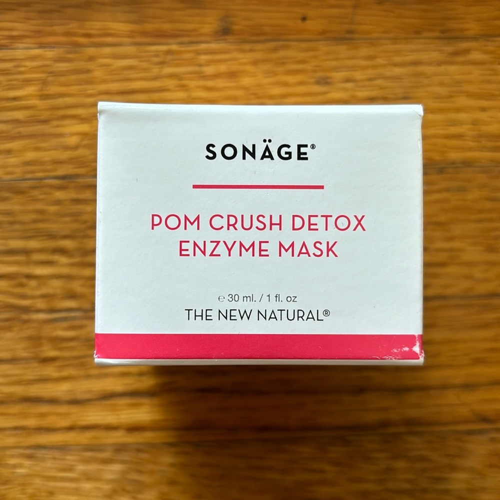 Sonage Pom crush detox enzyme mask